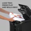 Fellowes AutoMax 600M papīra smalcinātājs, mikro-izgriezumu smalcināšana, 60 dB, 23 cm, melns