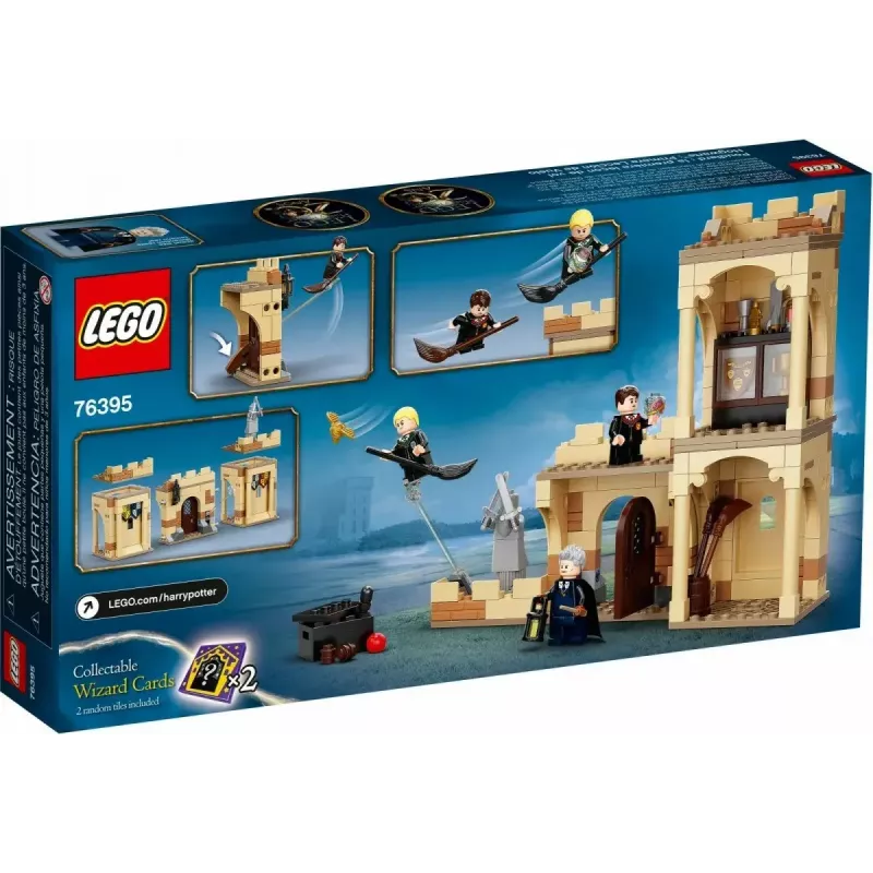 LEGO Harry Potter komplekts “Hogvartsas pirmā lidošanas stunda” 76395 ar Harija un Drako minifigūrām