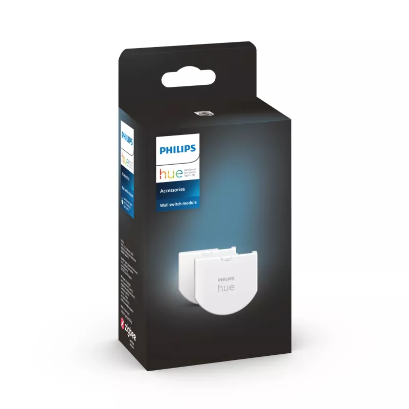 Philips Hue sienas slēdža modulis 2 komplektā, Bezvadu, Balta, IP20, Plastmasa, IP20, III