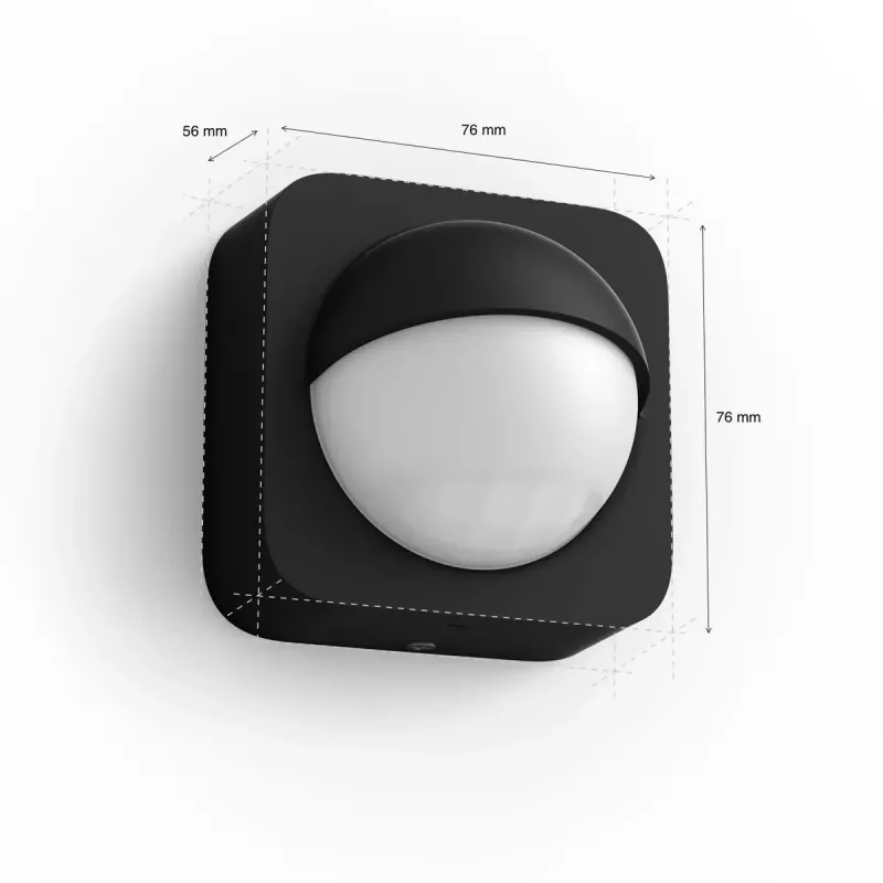 Viedā gaisma|PHILIPS|Hue Motion Sensor Outdoor|Spuldžu skaits 1|Kustības sensors|ZigBee|Black|929003067401