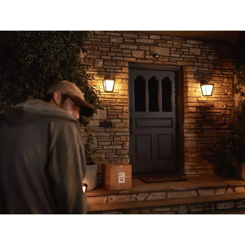 Viedā gaisma|PHILIPS|Hue Motion Sensor Outdoor|Spuldžu skaits 1|Kustības sensors|ZigBee|Black|929003067401