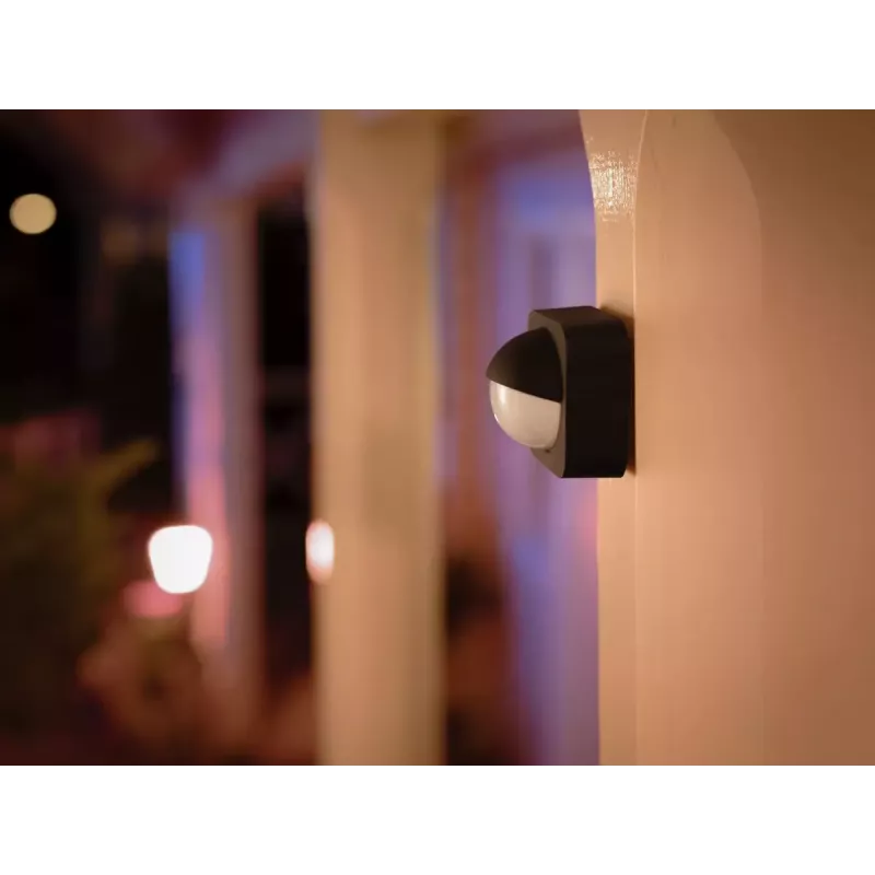 Viedā gaisma|PHILIPS|Hue Motion Sensor Outdoor|Spuldžu skaits 1|Kustības sensors|ZigBee|Black|929003067401