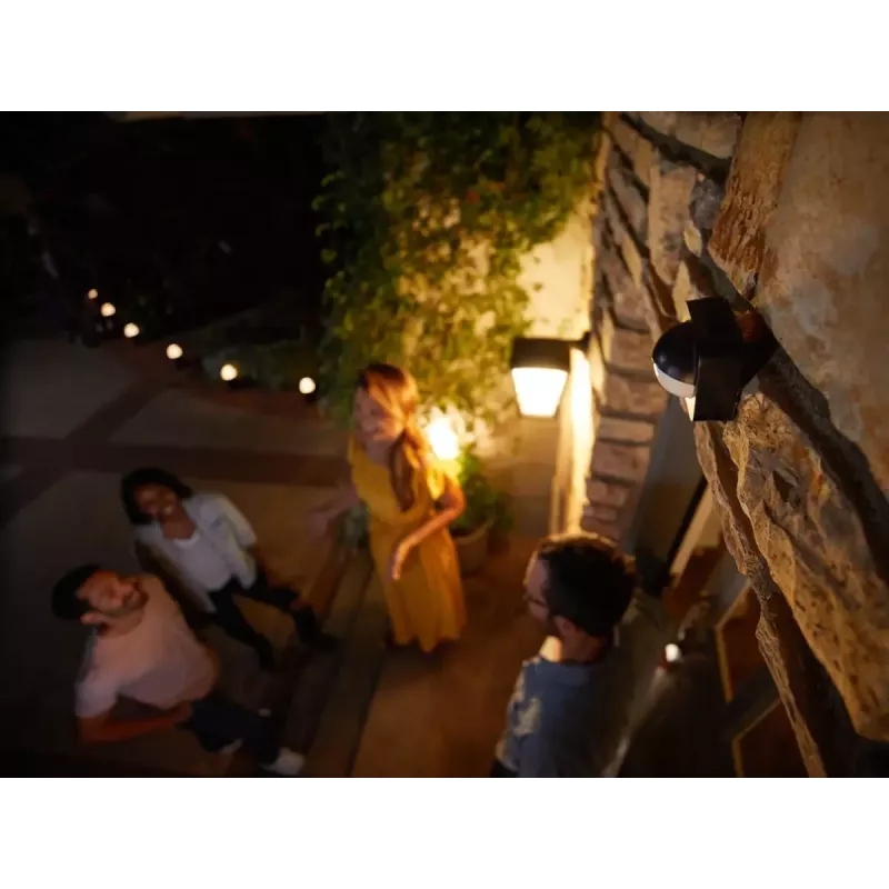 Viedā gaisma|PHILIPS|Hue Motion Sensor Outdoor|Spuldžu skaits 1|Kustības sensors|ZigBee|Black|929003067401