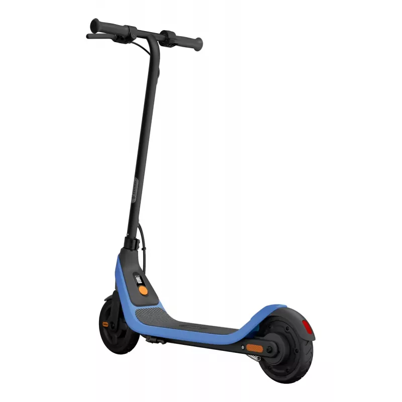 KickScooter Ninebot C2 Lite by Segway — 130W motors, 56Wh akumulators, maksimālais ātrums 16 km/h, 14 km diapazons, 7.8 kg, zila/melna