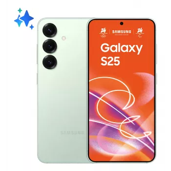 Samsung Galaxy S25 15.8 cm (6.2 collu) Dual SIM Android 15 5G USB Type-C 12 GB 256 GB 4000 mAh Piparmētru krāsa