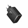 Fast charger Baseus Cube Pro 65W — 3 pieslēgvietas (2×USB-C, 1×USB-A), 110–240 V, maiņstrāva, iekštelpām, universāla savietojamība, melns, 0,154 kg