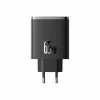 Fast charger Baseus Cube Pro 65W — 3 pieslēgvietas (2×USB-C, 1×USB-A), 110–240 V, maiņstrāva, iekštelpām, universāla savietojamība, melns, 0,154 kg