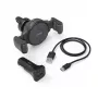 Hama FC10 Flex-Set viedtālruņa automašīnas lādētājs un turētājs, antracīta krāsa