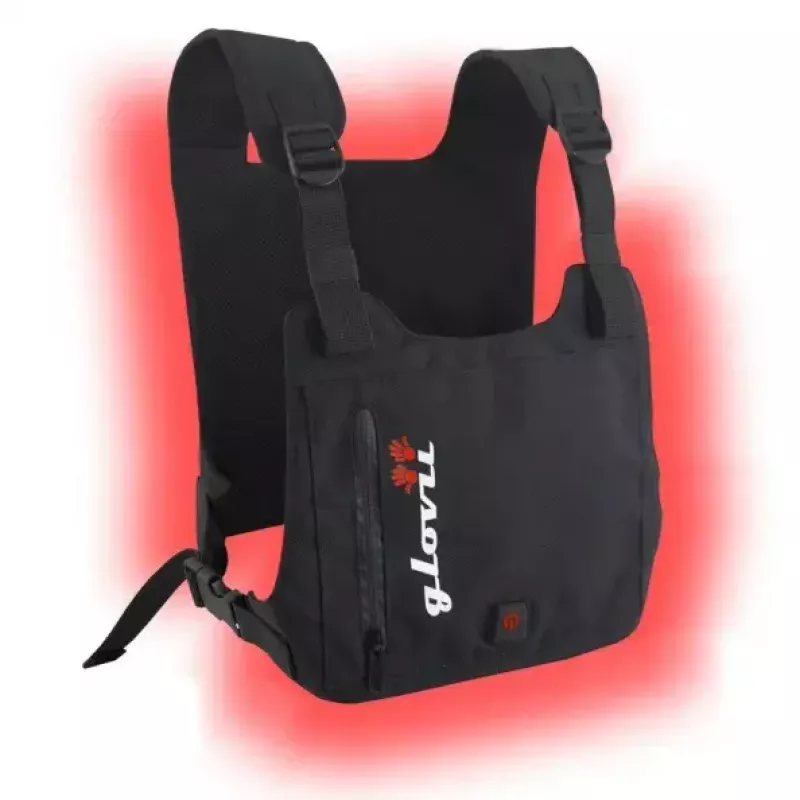 Aizsargveste Glovii GV1U — unisex poliestera veste slēpošanai, elpojoša, ūdensnecaurlaidīga, vissezonu, melna