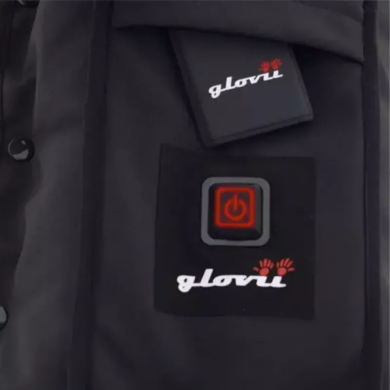Muguras aizsargs Glovii GF41 apsildāms uzmava 4in1 unisex melns pelēks