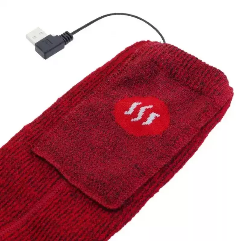 Sporta zeķes Glovii GQ3M Unisex Red M, 94% akrils 5% poliesters 1% elastāns, integrēts sildelements