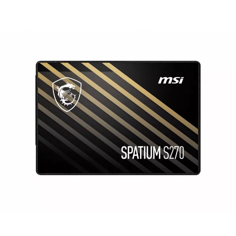 2.5 collu SATA III SSD MSI SPATIUM S270 240GB — 3D NAND, 6 Gbit/s, 400 MB/s