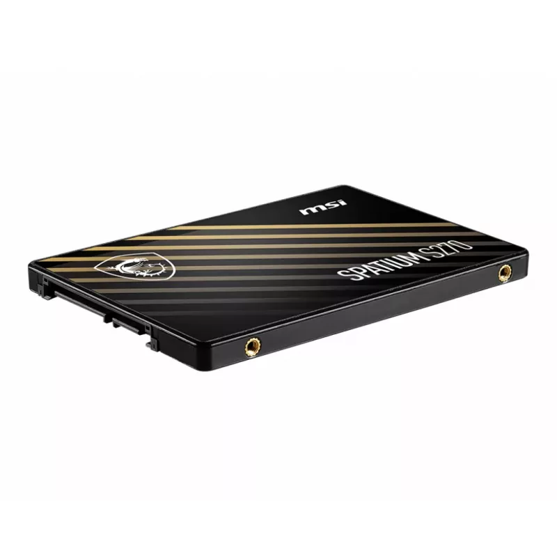 2.5 collu SATA III SSD MSI SPATIUM S270 240GB — 3D NAND, 6 Gbit/s, 400 MB/s
