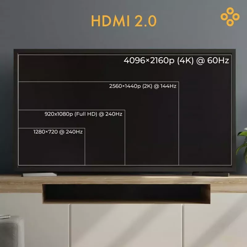 HDMI kabelis claroc FEN-HDMI-20-20M 4K@60Hz, garums 20,0 m