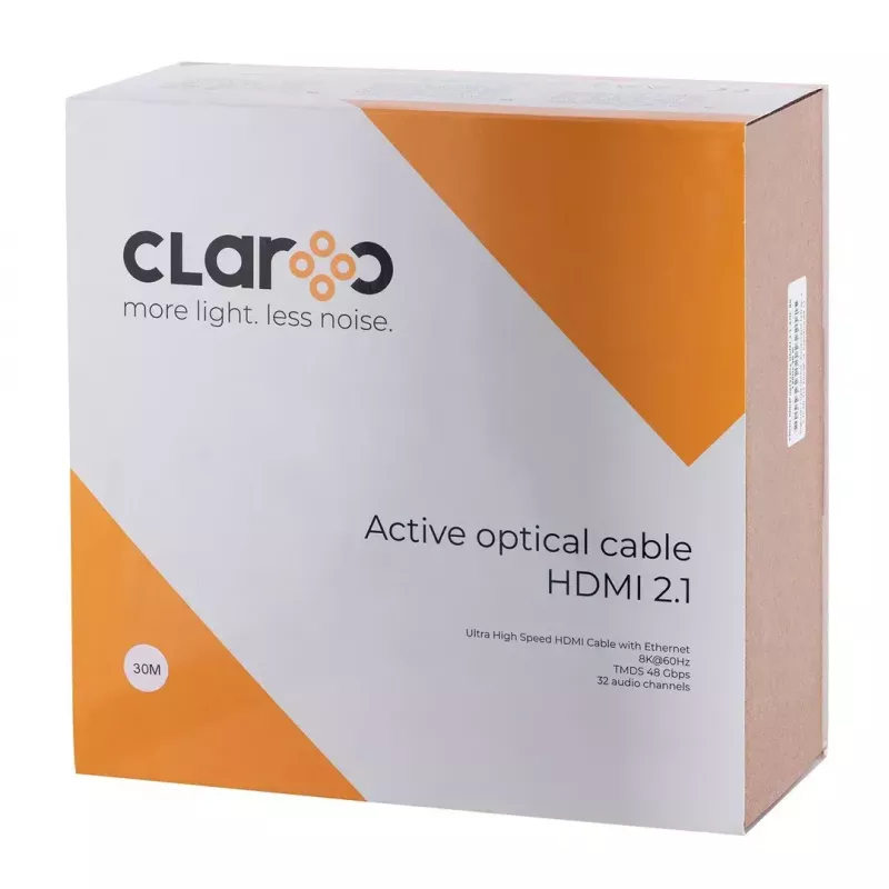 HDMI kabelis claroc FEN-HDMI-21-30M — 30 m, HDMI 2.1, 8K 120Hz atbalsts