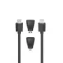 Hama HDMI kabelis 1,5 m A tipa vīr. uz vīr. 18 Gbit/s melns