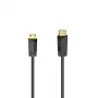 Hama 00205015 HDMI kabelis 1,5 m HDMI A tipa (standarta) HDMI C tipa (mini) melns
