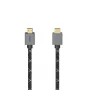 Hama 00200504 HDMI kabelis 2 m HDMI A tipa (standarta) melns, pelēks