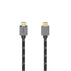 Hama 00200504 HDMI kabelis 2 m HDMI A tipa (standarta) melns, pelēks