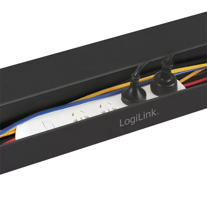 Kabeļu teknas LogiLink KAB0070 Melna 114 mm 76 mm 0.6 m
