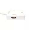 Video kabeļa adapteris LogiLink CV0045A 0,15 m Balts