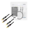 Audio kabelis LogiLink CA1206 3m 2xRCA melns