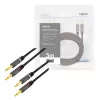 Audio kabelis LogiLink CA1211 5m 2x Banana melns