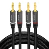 Audio kabelis LogiLink CA1211 5m 2x Banana melns