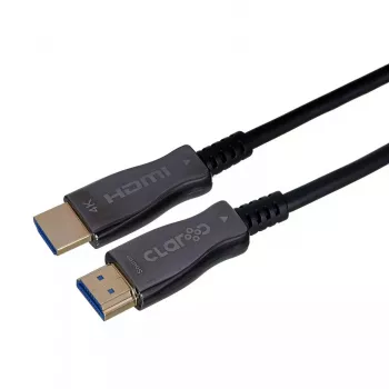 HDMI optiskās šķiedras kabelis claroc FEN-HDMI-20-40M, aktīvais optiskais kabelis (AOC) HDMI 2.0, 4K, 40 m
