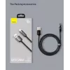 USB kabelis Baseus CASX020001 1m USB A USB C melns