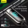 USB kabelis Baseus CASX020001 1m USB A USB C melns