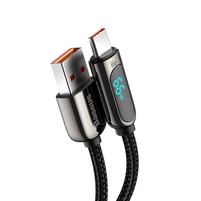 USB kabelis Baseus CASX020001 1m USB A USB C melns