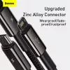 3-in-1 USB kabelis Baseus Tungsten Gold CAMLTWJ-01