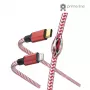 Hama atstarojošais kabelis 1,5 m, sarkans, Lightning - USB C, 3 A