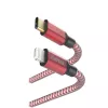 Hama atstarojošais kabelis 1,5 m, sarkans, Lightning - USB C, 3 A