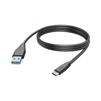 Hama 00201597 USB kabelis USB 2.0 3 m USB C USB A melns
