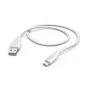 Hama 00201596 USB kabelis USB 2.0 1,5 m USB A USB C Balts