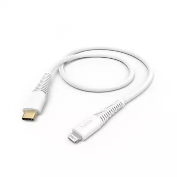 Hama 00201603 Lightning kabelis 1.5 m balts 3 A USB C