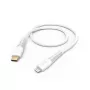 Hama 00201603 Lightning kabelis 1.5 m balts 3 A USB C