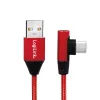 USB kabelis LogiLink CU0146 USB 2.0 1 m USB A USB C sarkans
