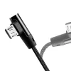 USB kabelis LogiLink CU0142 USB 2.0 0.3 m USB A Micro-USB B Melns