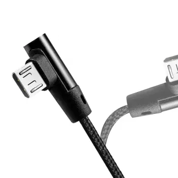 USB kabelis LogiLink CU0142 USB 2.0 0.3 m USB A Micro-USB B Melns