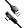 USB kabelis LogiLink CU0142 USB 2.0 0.3 m USB A Micro-USB B Melns