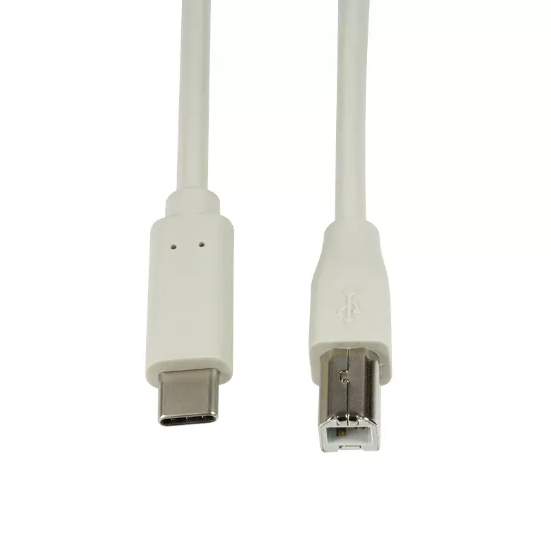 USB kabelis LogiLink CU0160 USB 2.0 1 m USB-C uz USB-B balts