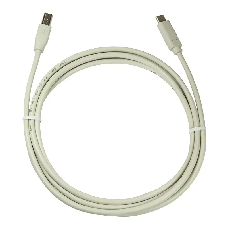USB kabelis LogiLink CU0160 USB 2.0 1 m USB-C uz USB-B balts