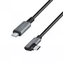 USB kabelis LogiLink CU0183 2m USB C melns sudrabains USB 2.0