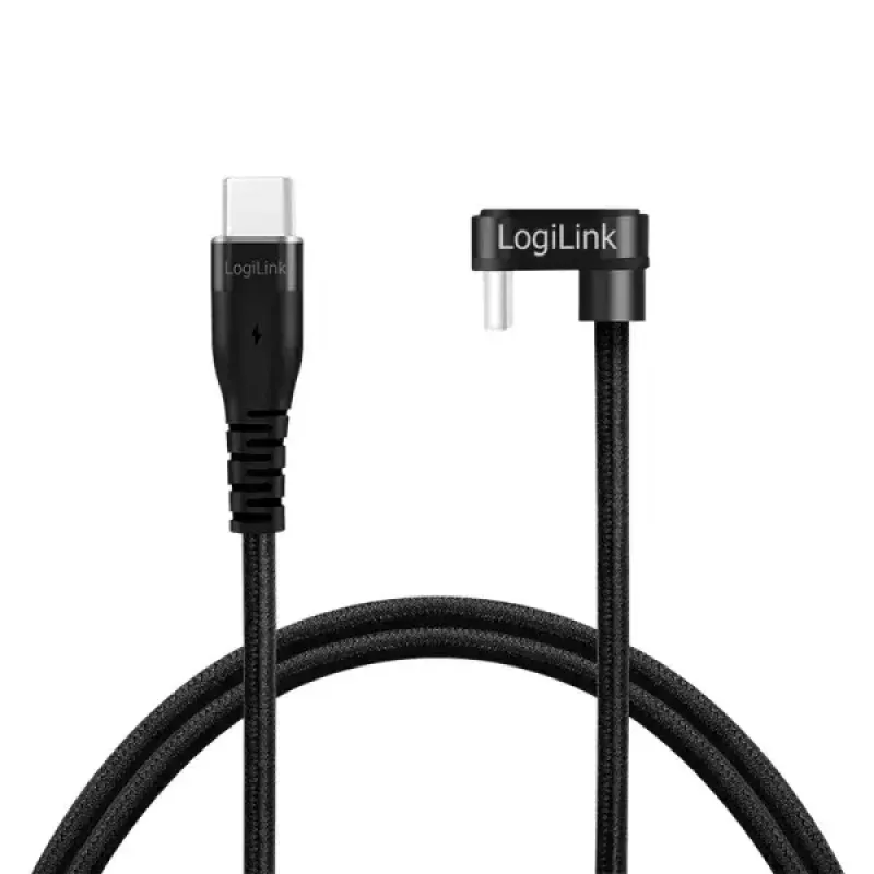 LogiLink CU0191 USB kabelis USB 2.0 2 m USB C Melns