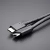 USB kabelis Qoltec 52352 2,5 m USB 3.2 Gen 1 USB C melns