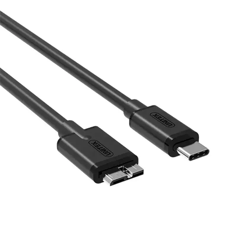USB kabelis UNITEK Y-C475BK USB 3.2 Gen 1 1m USB C Micro-USB B Melns