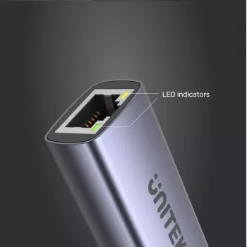 UNITEK U1323A USB 3.2 Gen 1 Type-C centrmezgls 5000 Mbit/s melns